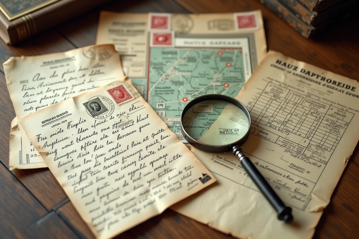 Documents administratifs anciens et carte du département 31 Haute-Garonne illustrant l'origine historique des codes postaux de Toulouse